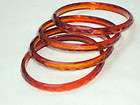 Lot 37 Vintage BANGLE BRACELETS Lucite EMBOSSED Enamel  