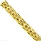 FindingKing 14K Yellow Gold Mesh Bracelet Fashion Jewelry 7.25