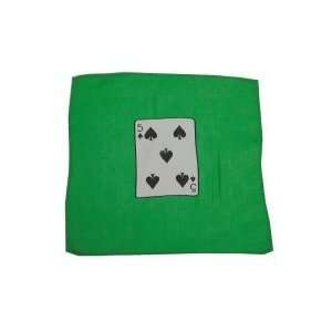  Card Silk Set 9 inch (5 of spades blank): Toys & Games