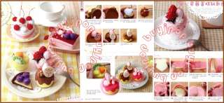   Japanese Felt Craft Pattern Book Fruit Cake Sweet Step by Step Guide