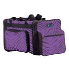 Pizzazz Purple Zebra Print Girls Dance Sport Travel Bag