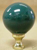 Lot of 25! 1.25 Green Globe Ceramic Ball Knob  