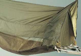 Olive Drab Jungle Hammock G.I. Style Elevated Shelter Mesh Netting 