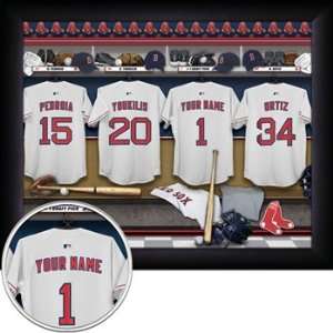  Boston Red Sox Personalized Locker Room Print Sports 