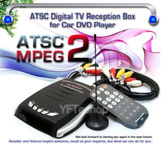 ATSC Digital TV Reception Receiver Box for Car DVD USA  