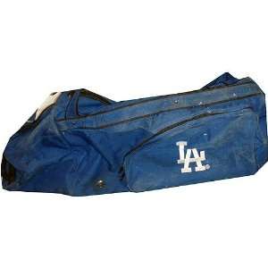  2007 Dodgers Game Used Equipment Bag w/ Wheels Sports 
