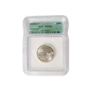  2003 Missouri Quarter Philadelphia Mint Certified 66 