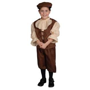 Dress Up America Colonial Boy Childrens Costume   Size Small at 
