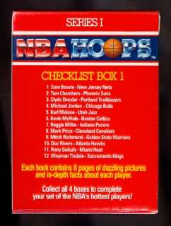 1990 NBA Hoops Collect A Books Basketball Complete Box Set Series 1 