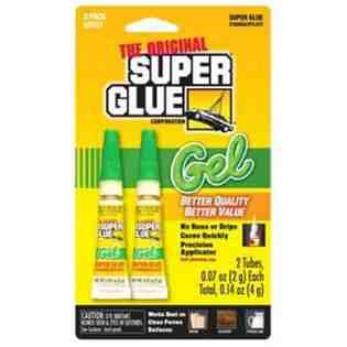   oz. Super Glue Gel, (2) .07 oz. Tubes per card, Case pack of 12 cards