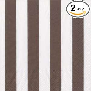  Ideal Home Range 3 Ply Paper Lunch Napkins, Brown and 