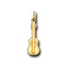 IceNGold 14K Yellow Gold Classical Guitar Charm Pendant