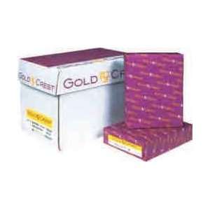  Gold Crest Cotton Bond, 20# 8½x11, 5000/Carton Office 