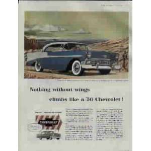  1956 Chevrolet Bel Air Sport Sedan Ad, A3940. Everything 