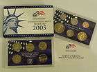 2005 united states mint proof annual year set+ state quarters