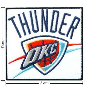 Oklahoma City Thunder Logo Embroidered Iron on Patches 