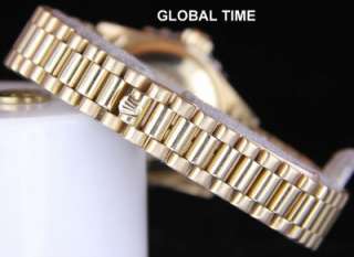 Ladies Rolex 6917 Solid 18K Yellow Gold President Custom Diamond 