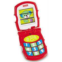 Fisher Price Brilliant Basics Friendly Flip Interactive Toy Phone 