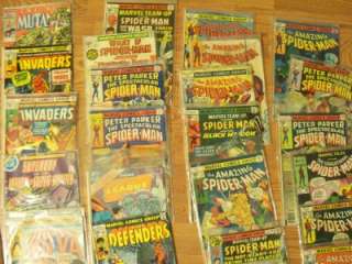 30 + Old Spider man Comics from Estate  