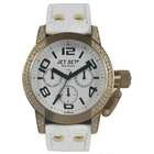 Jet Set San Remo Dame Ladies Watch with White Dial and Gold Crystal 
