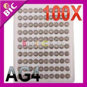 100 x AG4 SR626 377 LR626 LR66 SR66 Button Cell Battery  