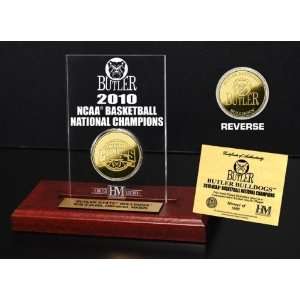   2010 Ncaa Basketball Champions 24Kt Gold Coin Etched Acrylic Sports