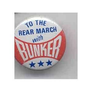  Vintage Archie Bunker America USA Pinback Pin 1970s 