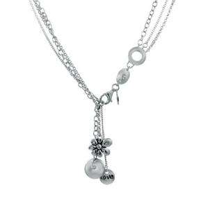 925 STERLING SILVER R33 I LOVE YOU 18 INCH NECKLACE  