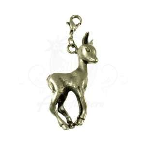  Alpenflustern Charm Bambi Fawn large (antique silver 