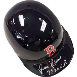   Rice 78 MVP Autographed / Signed Boston Redsox Baseball Mini Helmet