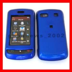  AT&T LG XENON GR500 GR 500 CELL PHONE COVER SKIN BLUE 
