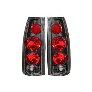 Anzo USA 211019 Chevrolet 3D Style Black Tail Light Assembly   (Sold 
