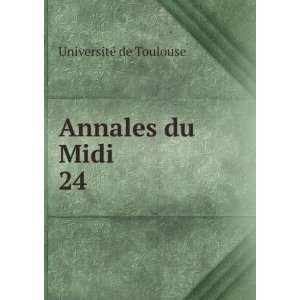  Annales du Midi. 24 UniversitÃ© de Toulouse Books
