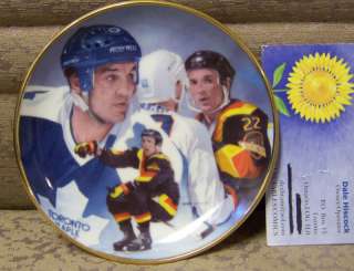 DAVE TIGER WILLIAMS NHL COLLECTOR PLATE # 185  