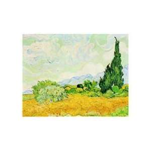 Vincent Van Gogh   Landscape With Cypress Trees 