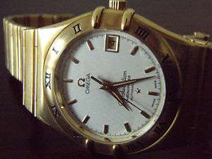 OMEGA CONSTELLATION AUTOMATIC 18K GOLD SWISS WATCH  