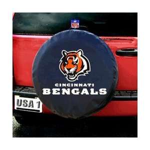  Cincinnati Bengals NFL Spare Tire Cover (Black): Sports 