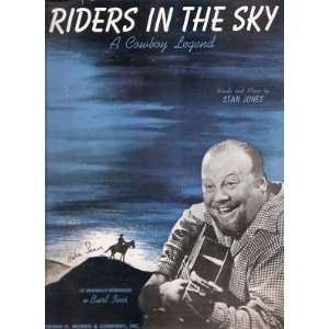  Sheet Music Riders In The Sky Burl Ives 199: Everything 
