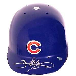 Sammy Sosa Autographed Helmet  Details Chicago Cubs, Batting Helmet