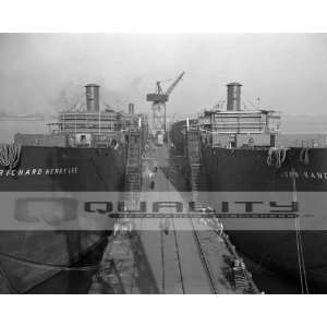  1941 Baltimore Liberty Ships Construction Dock [8 x 10 