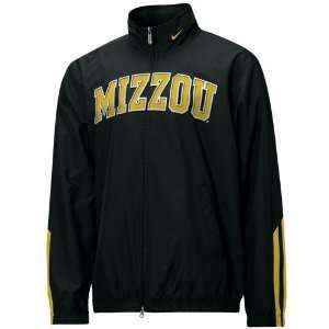 Nike Missouri Tigers Black Senior Wind Jacket:  Sports 