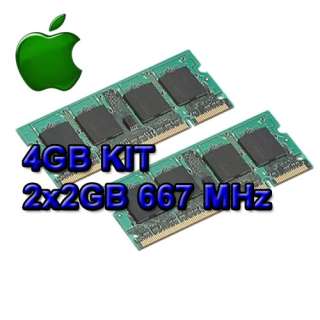4GB 667 DDR2 RAM APPLE MAC BOOK MACBOOK PRO MEMORY 15  