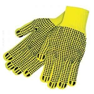     Pvc High Visibility Dotted String Glove   Small: Home Improvement