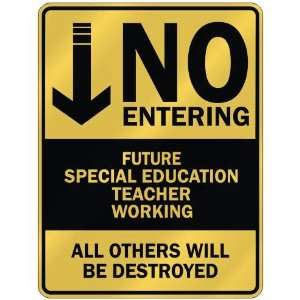   NO ENTERING FUTURE SPECIAL EDUCATION TEACHER WORKING 
