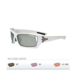 Tifosi Mast Golf Interchangeable Lens Sunglasses   Pearl White  