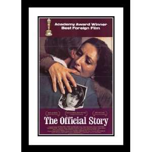  The Official Story 20x26 Framed and Double Matted Movie Poster 