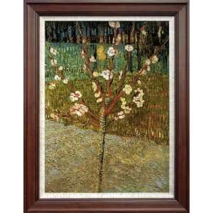   Vincent Van Gogh Flowering Almond Tree   Free Shipping: Home & Kitchen