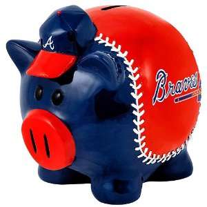 MLB Atlanta Braves Small Thematic Piggy Bank  Sports 