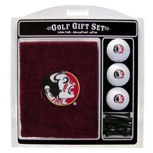  Florida State Seminoles Embroidered Towel w/ 3 Golf Balls 