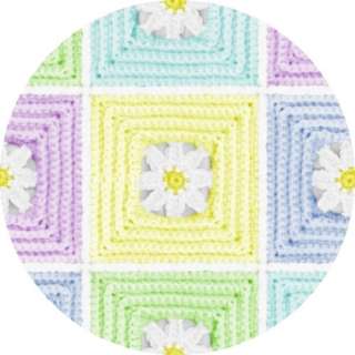 Baby Daisy Mae Quilt Afghan Blanket CROCHET PATTERN  